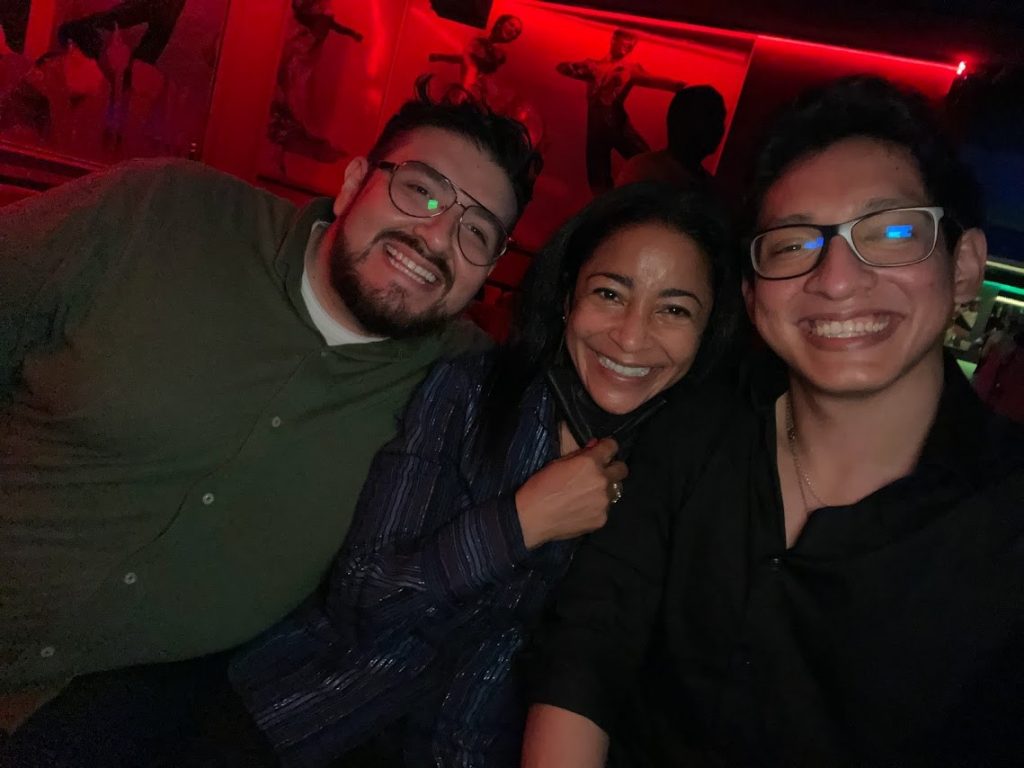 Our Auxiliar de Conversación with some friends